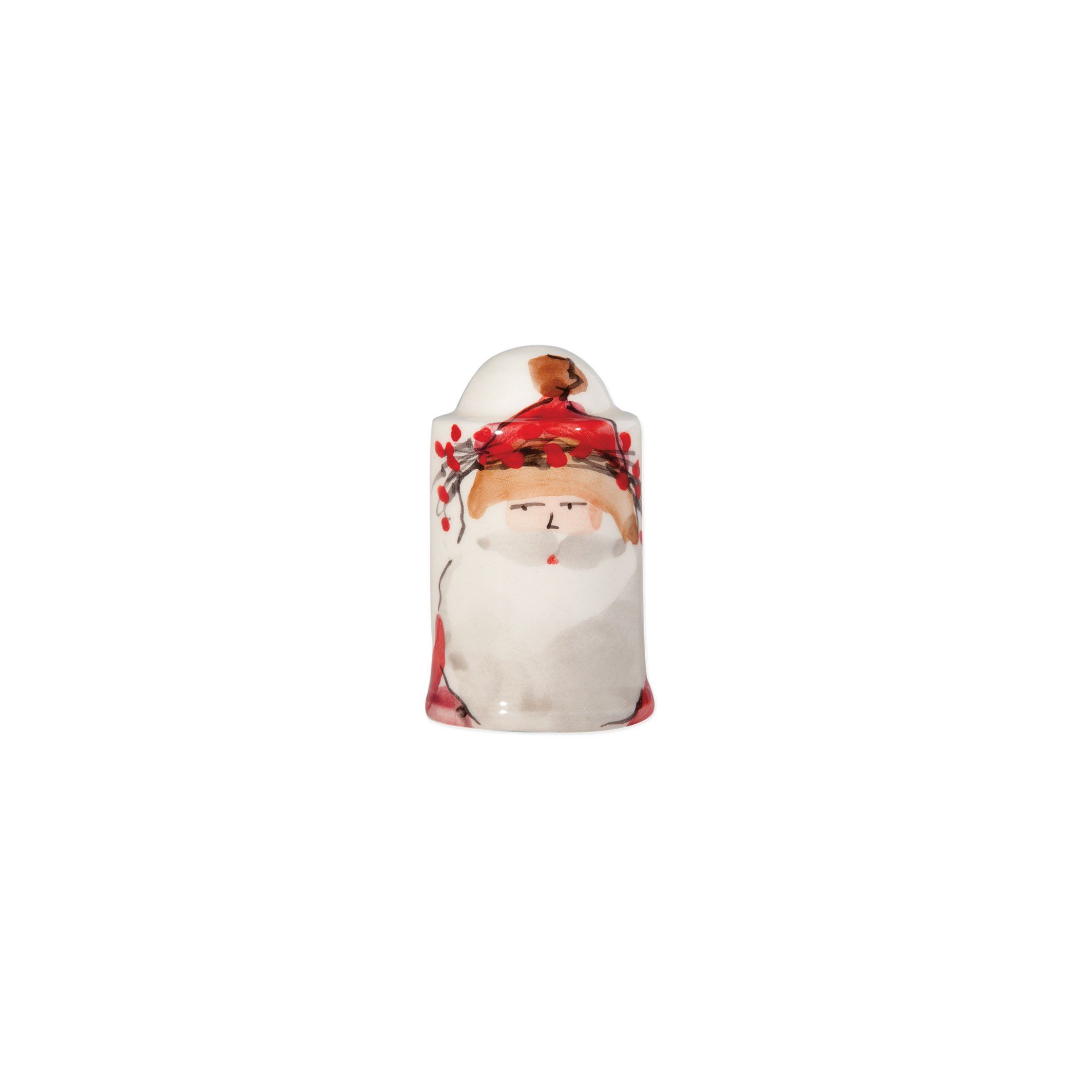 Vietri Handcrafted Old St. Nick Salt and Pepper Set