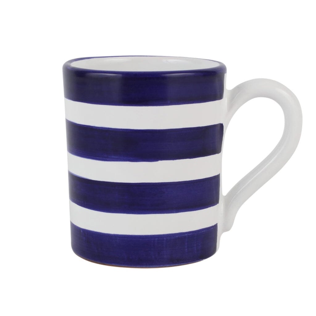 Vietri Colorful Amalfitana Striped Coffee Mug - Four Bright Hues