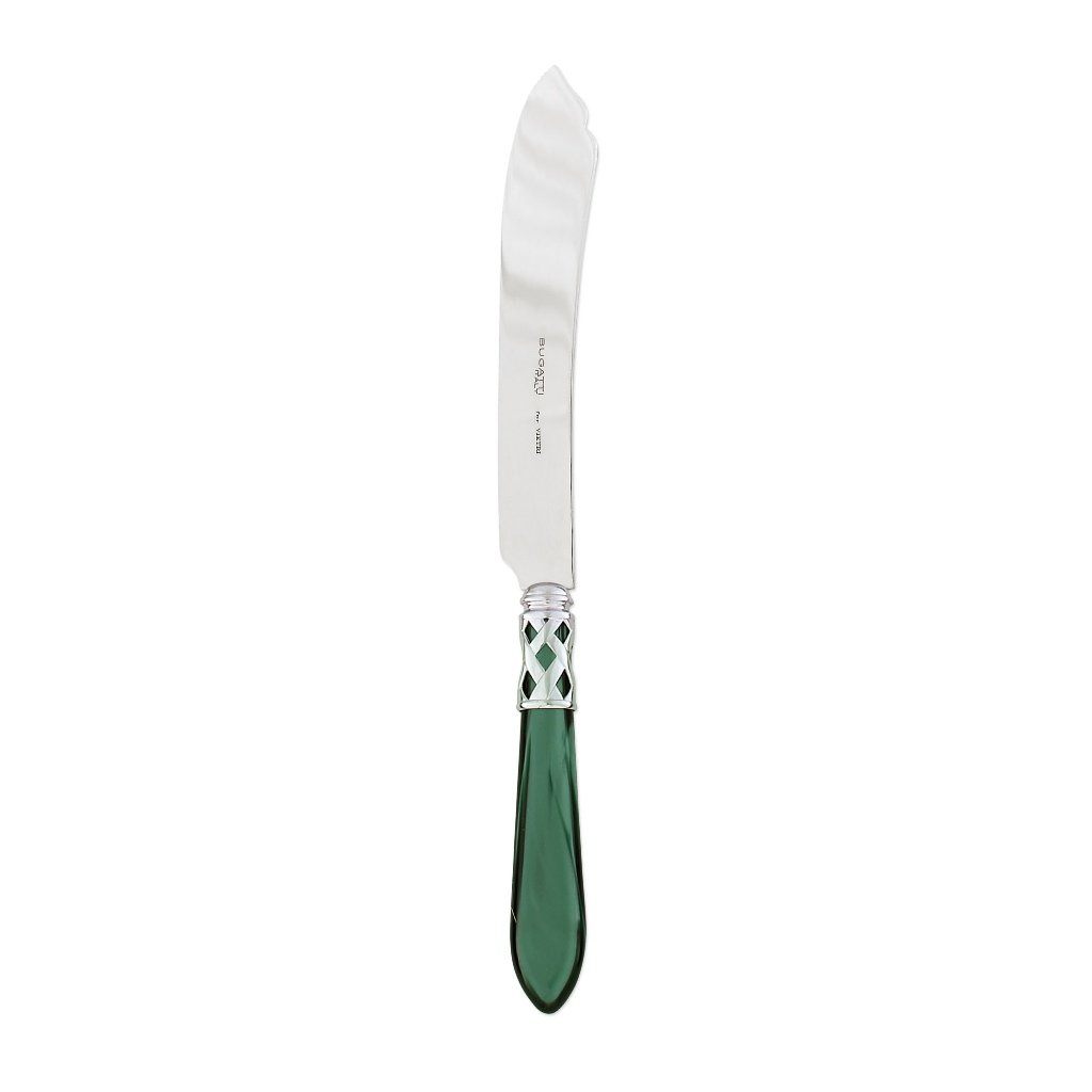 Vietri Aladdin's Stunning Chrome-finish 18/10 Stainless Steel Cake Knife