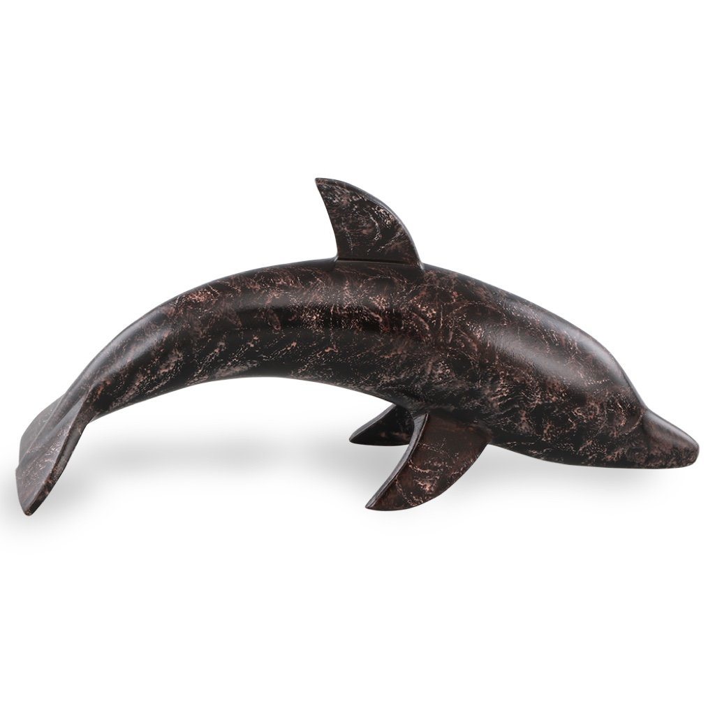 SPI Home Aluminum Small Dolphin Decor for Tabletop Display