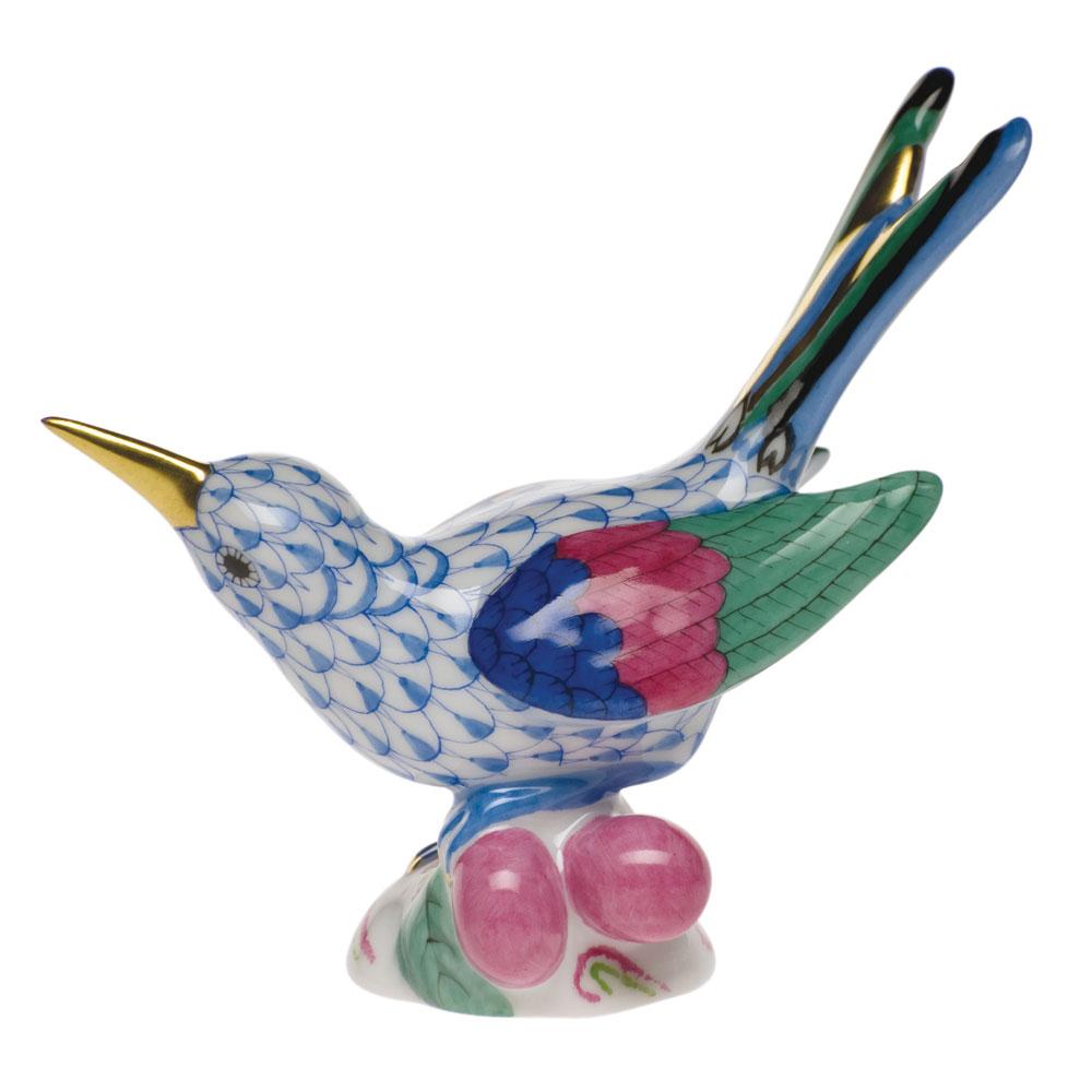 Exquisite Handmade Herend Colibri Porcelain Figurine