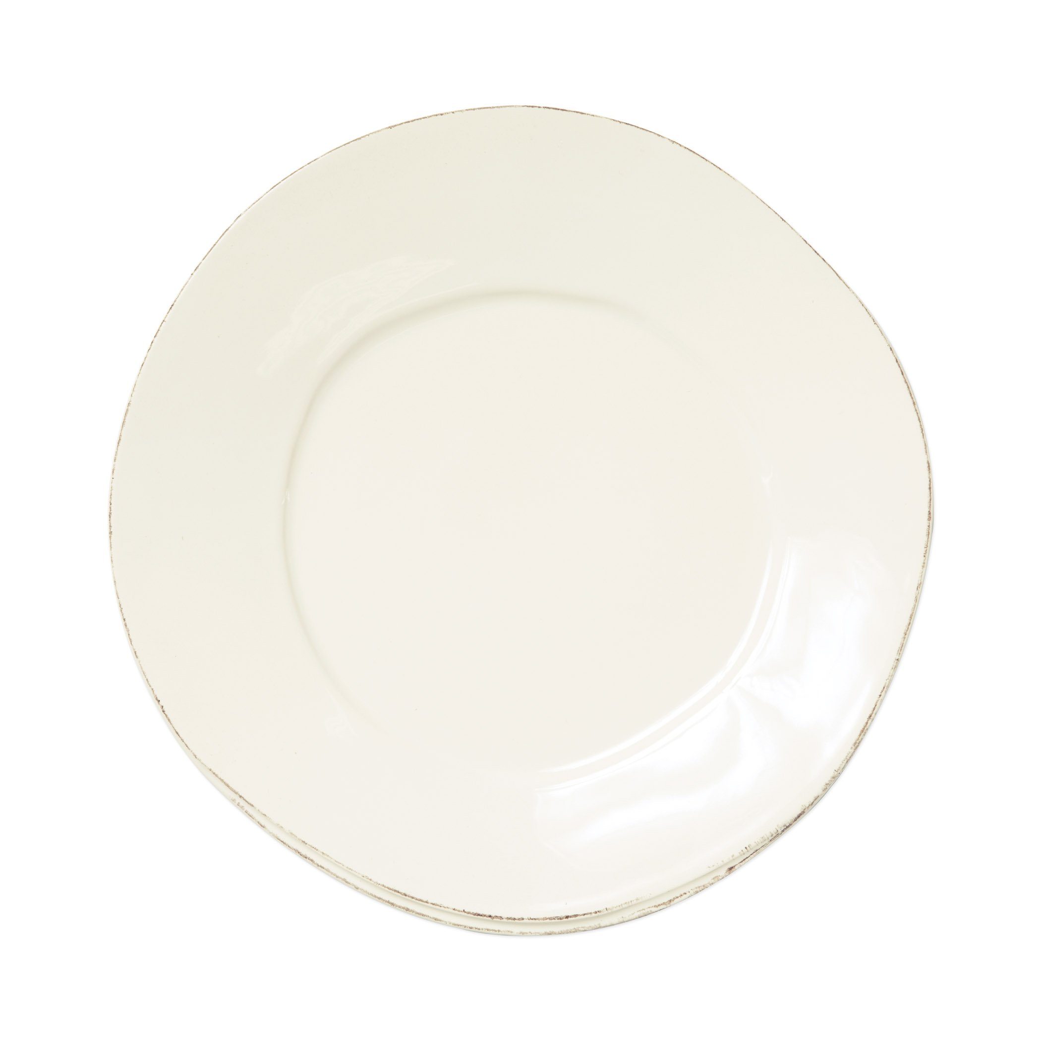 Handcrafted Italian Vietri Lastra European-Style Dinner Plate, 10.5' Diameter