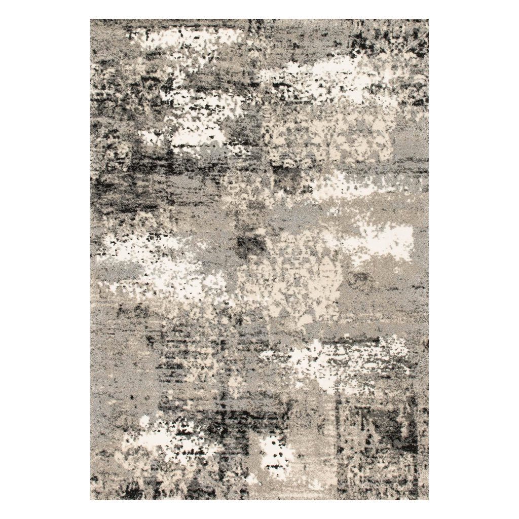 Stylish Grey Loloi Viera VR 04 Power - Loomed Area Rug