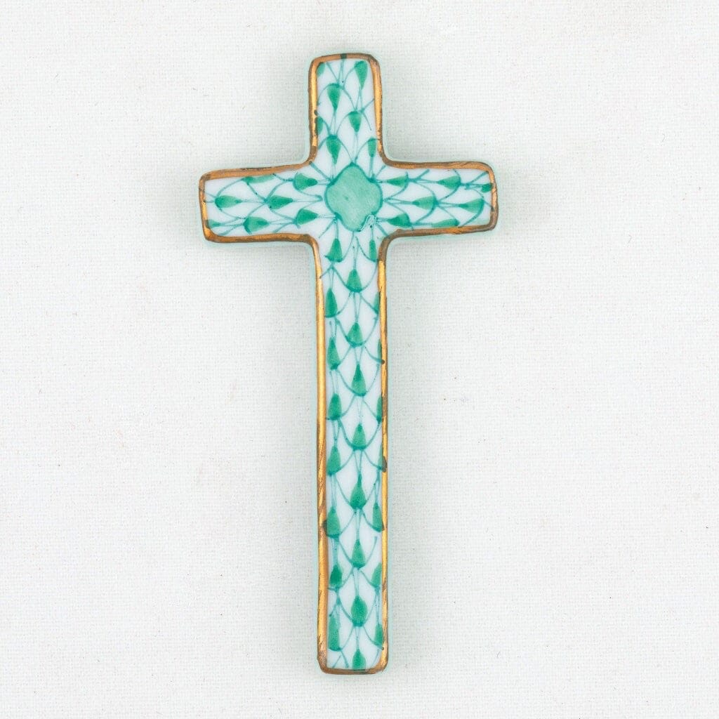 Herend Miniature Porcelain Cross - A Symbolic Faith Gift