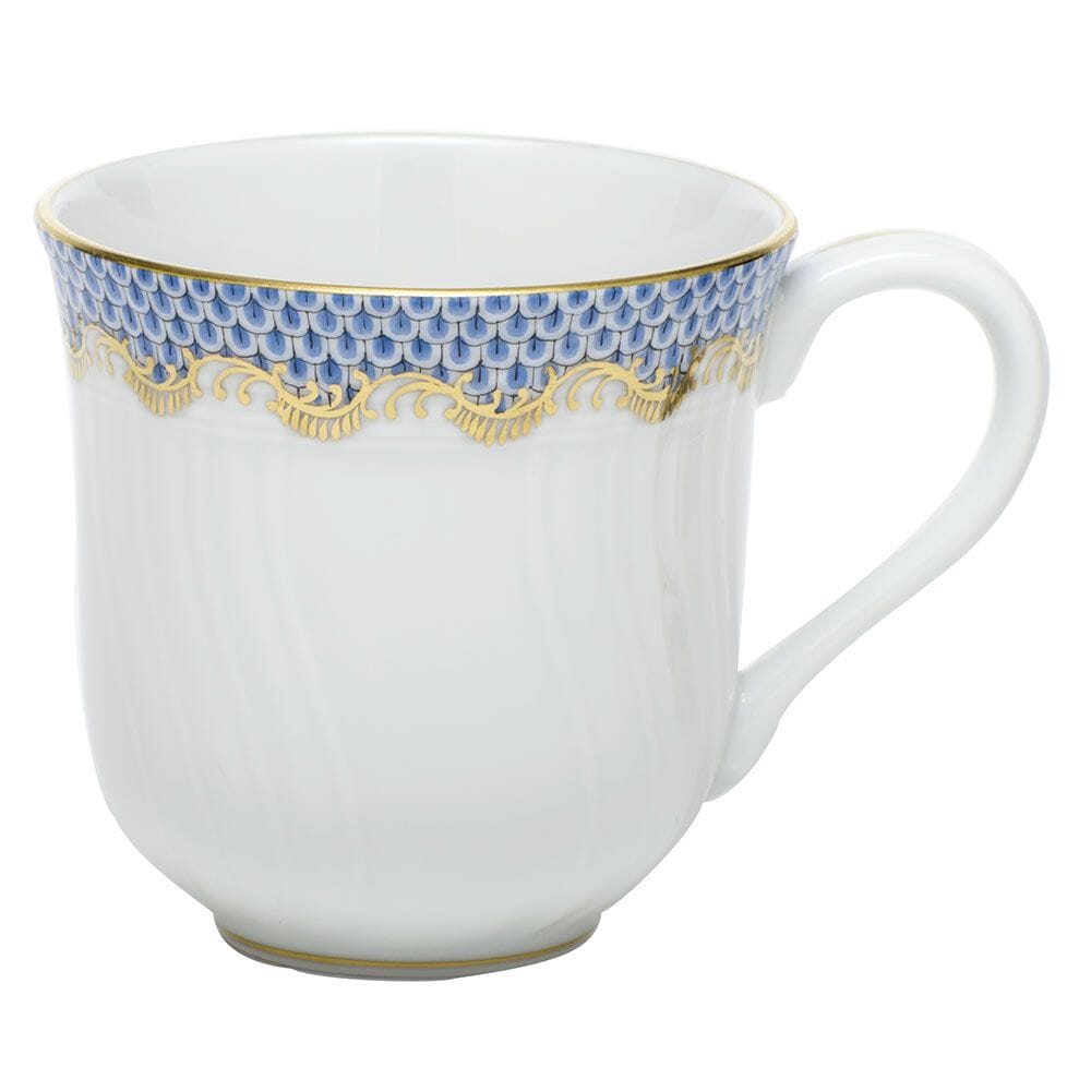 Versatile Herend Mug with 150+ Years Old Fish Scale Pattern in Various Colors