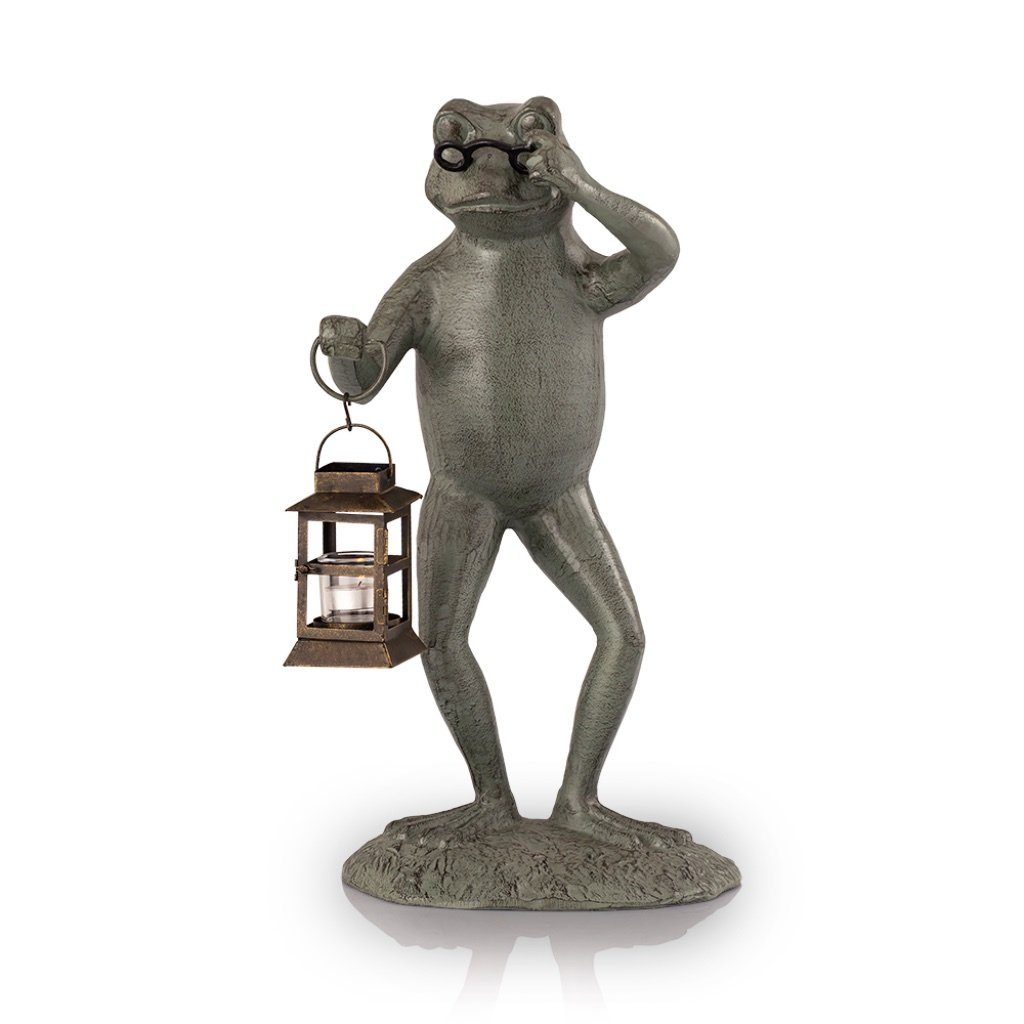Decorative SPI Garden Lantern with a Professor Frog Design