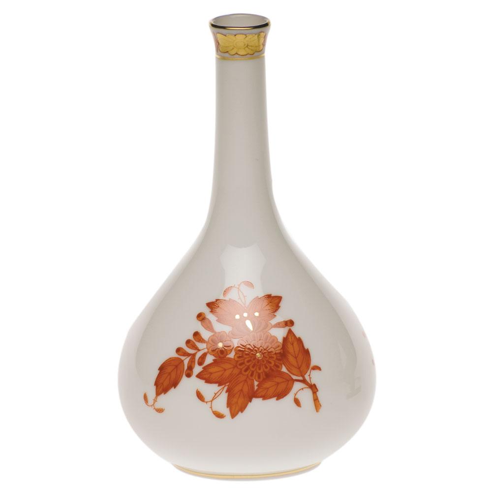 Medium-Sized Handmade Herend Bud Vase with Signature Design