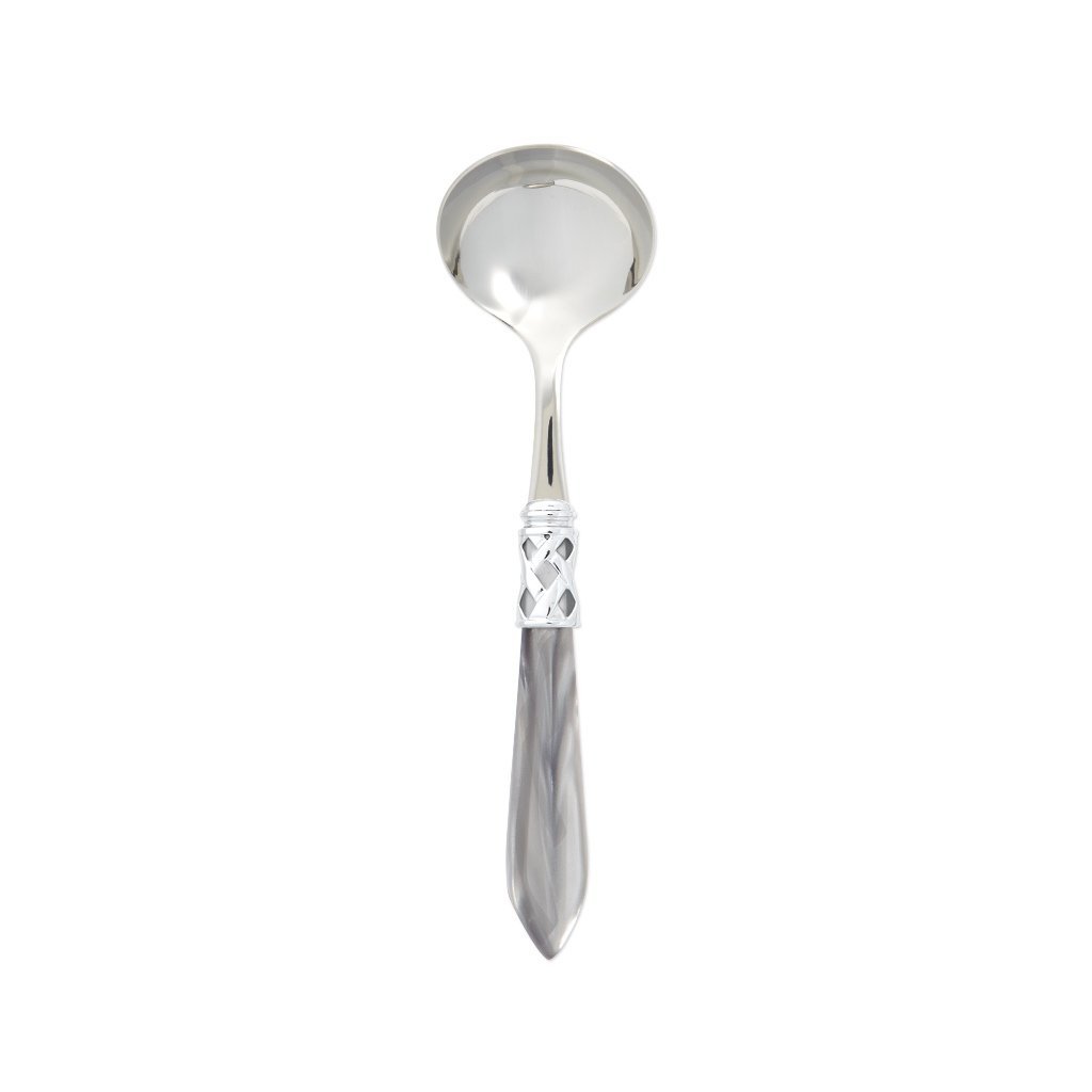 Vietri Aladdin Sauce Ladle with Brilliant Chrome Finish