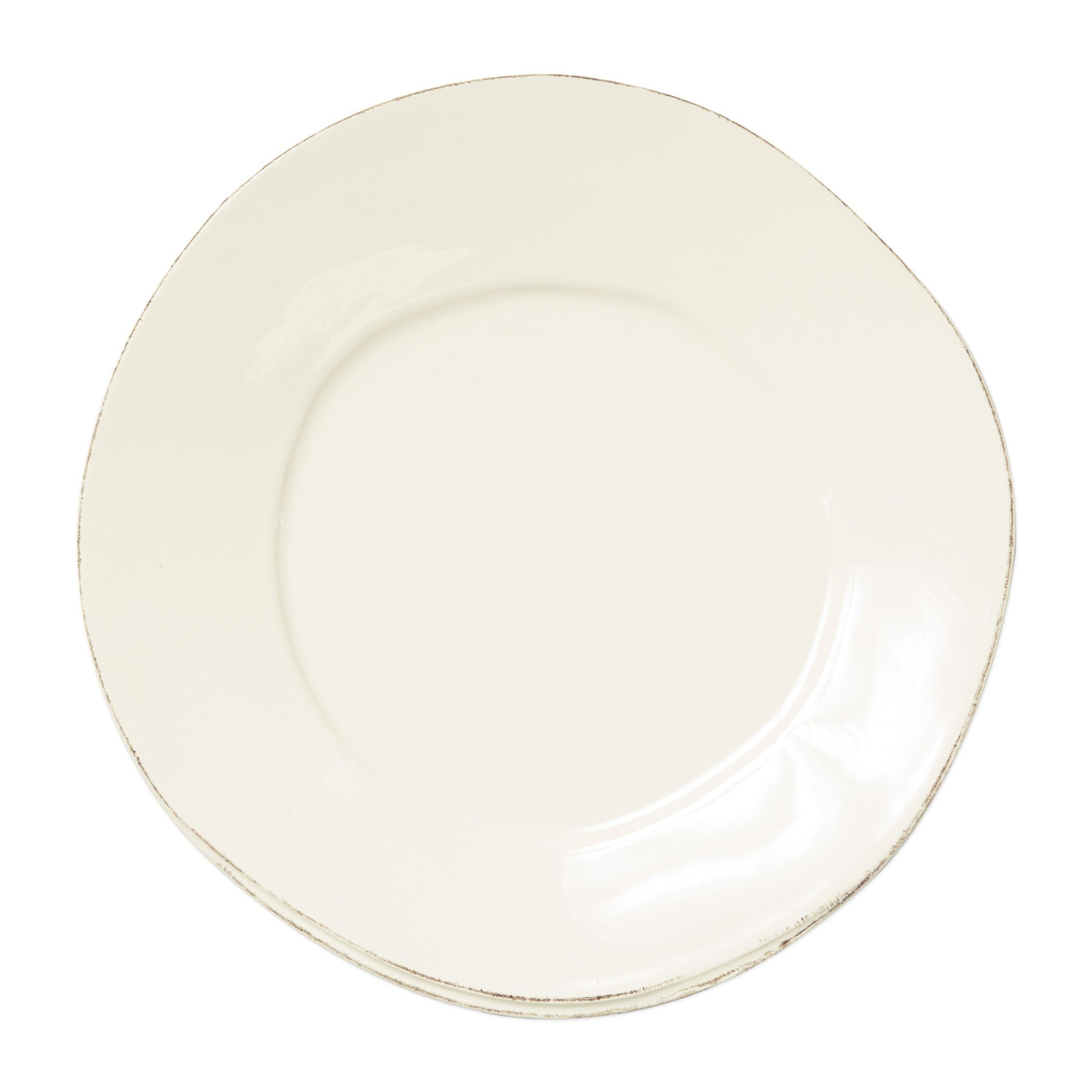 Vietri Handcrafted Italian Stoneware Lastra American Dinner Plate, 12-Inch