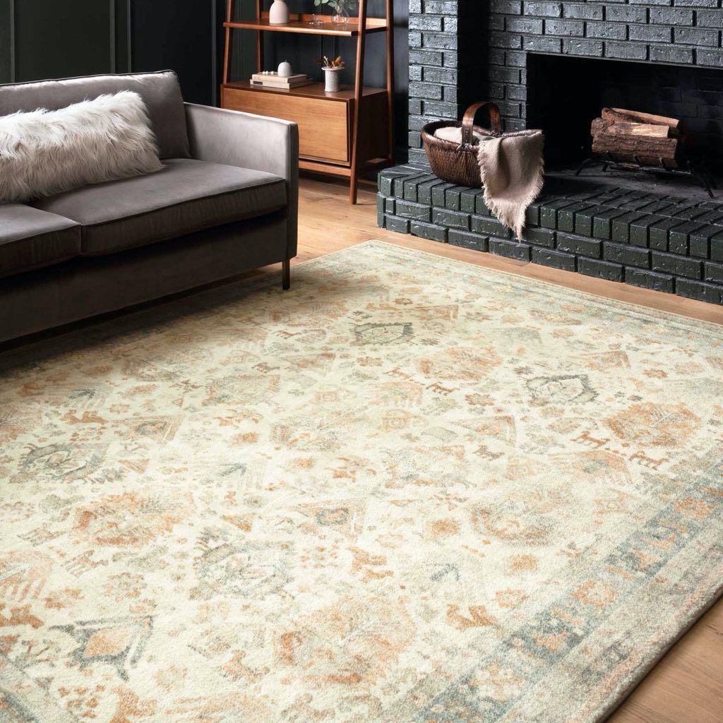 Loloi II Soft & Luxurious Beige/Multi Rosette ROS 01 Area Rug
