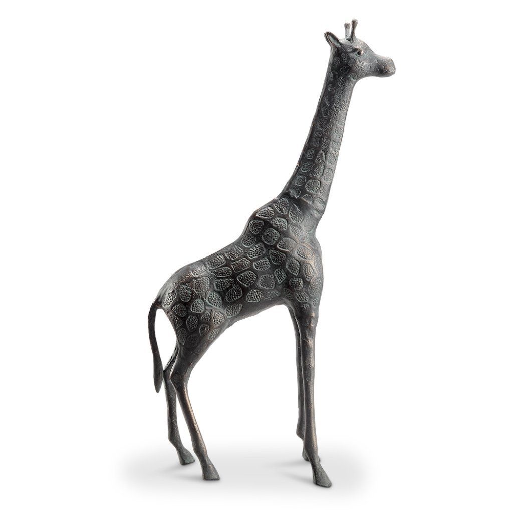 Stunning Cast Iron SPI Home Giraffe Decorative Sculpture for Home or Office