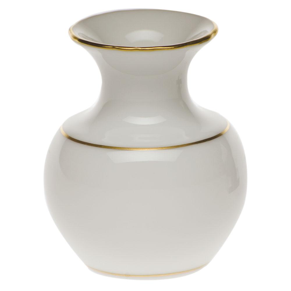 Exquisite Hand - painted Herend Medium Bud Vase with Lip