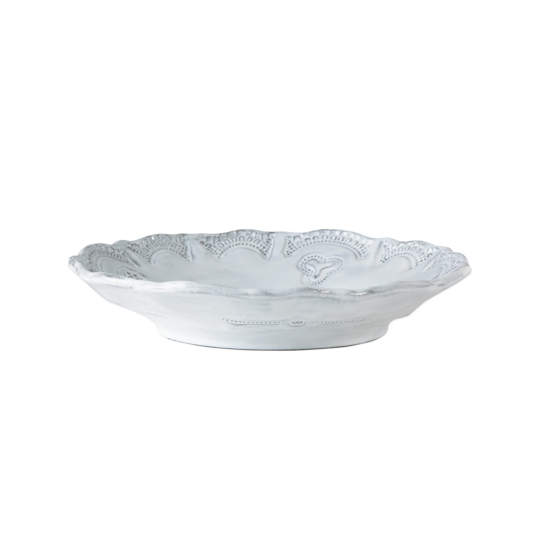 Handcrafted Vietri Incanto Lace Italian Pasta Bowl, 9.75' Diameter