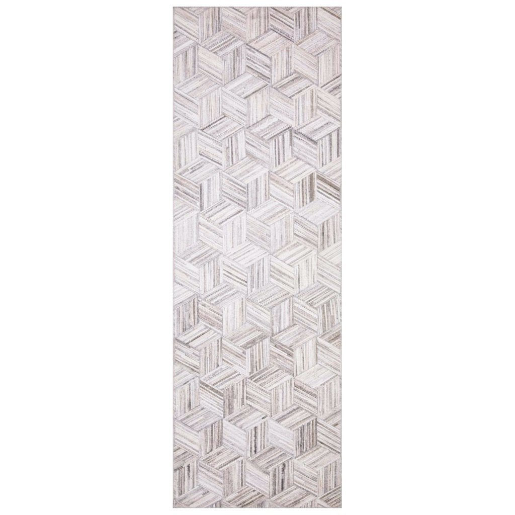Loloi II Maddox MAD 07 Light Grey & Ivory Power Loomed Area Rug