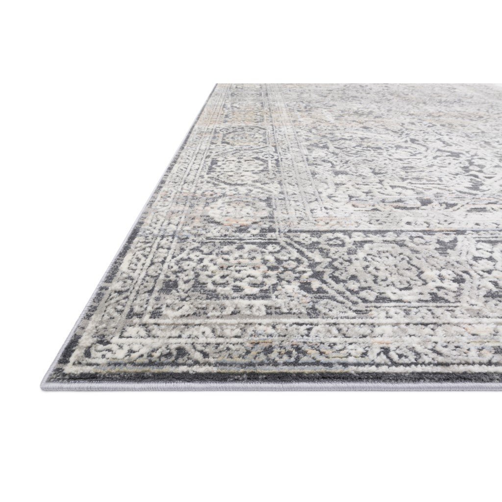 Loloi II Lucia Area Rug in Steel and Ivory Shades - LUC 03 Model