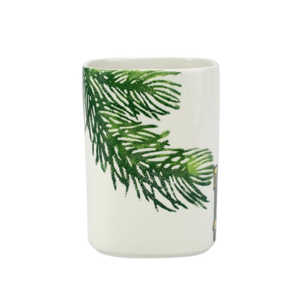 Vietri Hand - painted Nutcrackers - themed Utensil Holder for Christmas Gifts and Collectibles