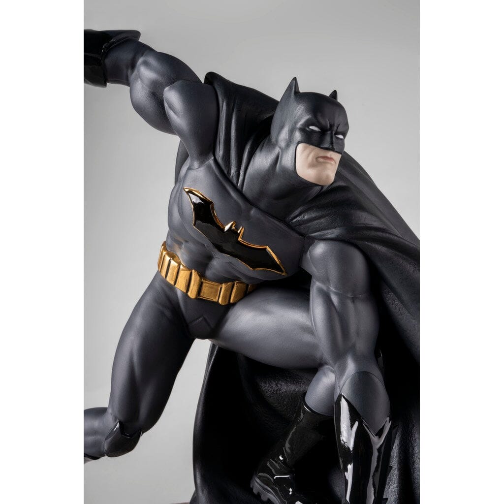 Limited Edition (500 Pieces) Lladro Handmade Porcelain Collectible Batman Figurine