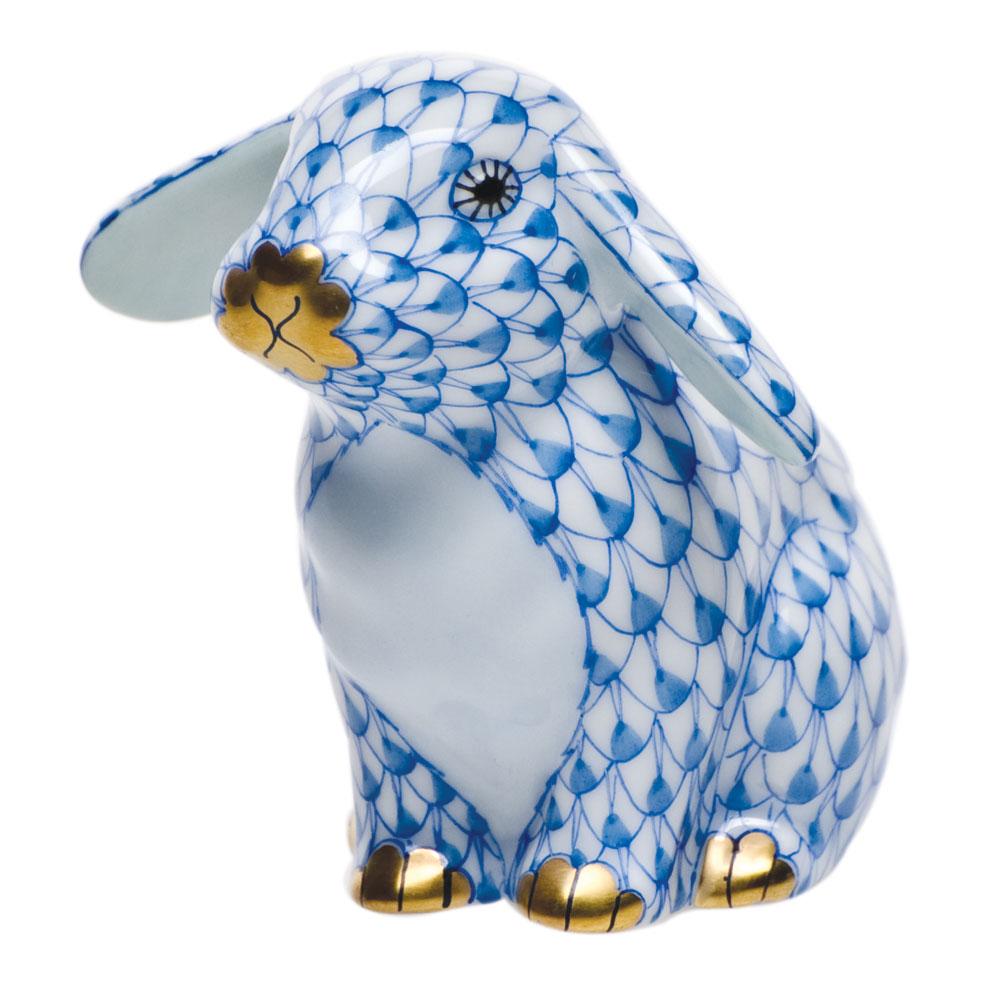 Herend Sitting Lop Ear Bunny Figurine
