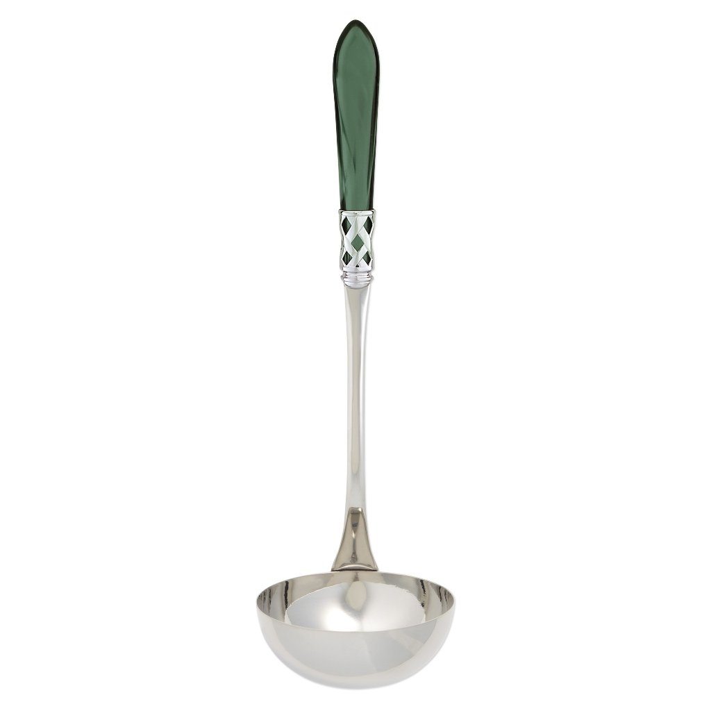 Vietri Aladdin Brilliant Chrome-Finished Soup Ladle for Sophisticated Dining