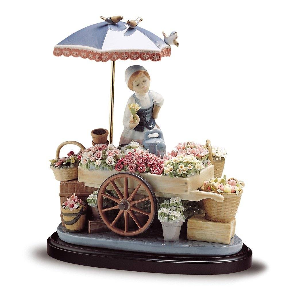 Lladro Porcelain Flowers Of The Season Figurine