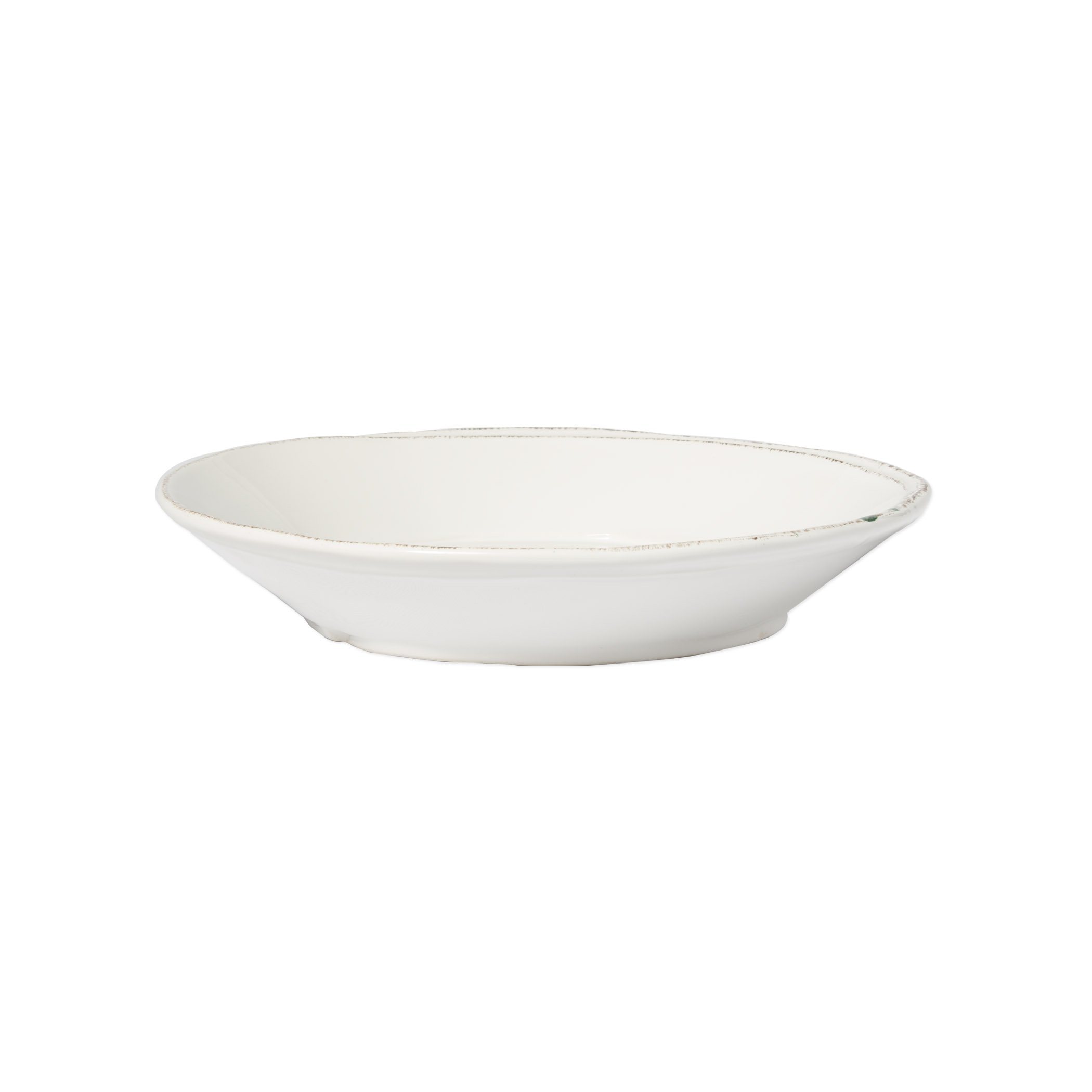 Vietri Italian Hand - crafted Lastra Pattern Holiday Pasta Serving Bowl