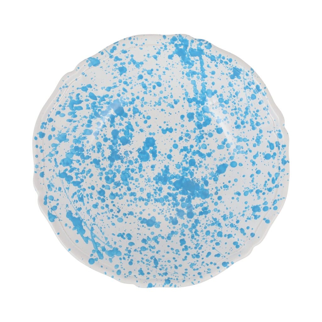 Vietri Amalfitana Colorful Splatter Design 12-Inch Serving Bowl