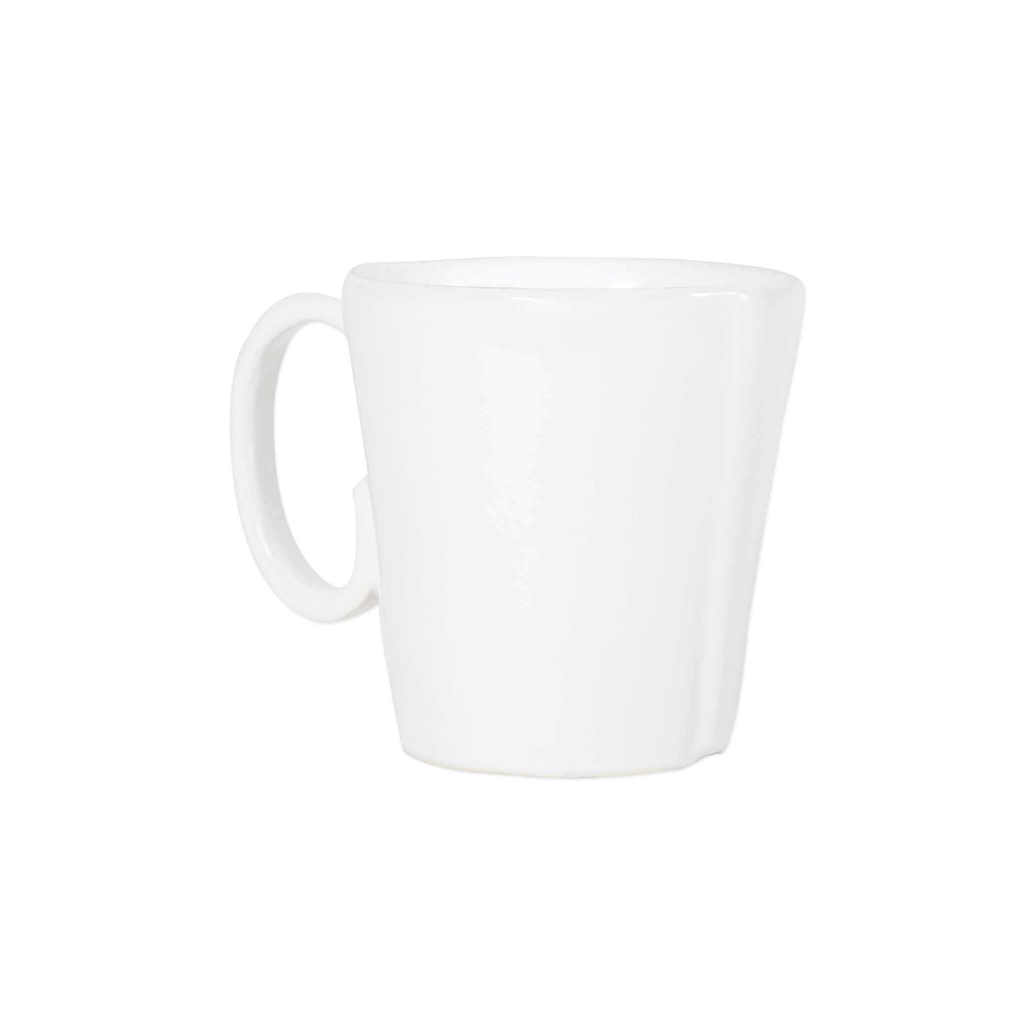 Handcrafted Italian Vietri Lastra Stoneware Mug, 4' High, 12 oz
