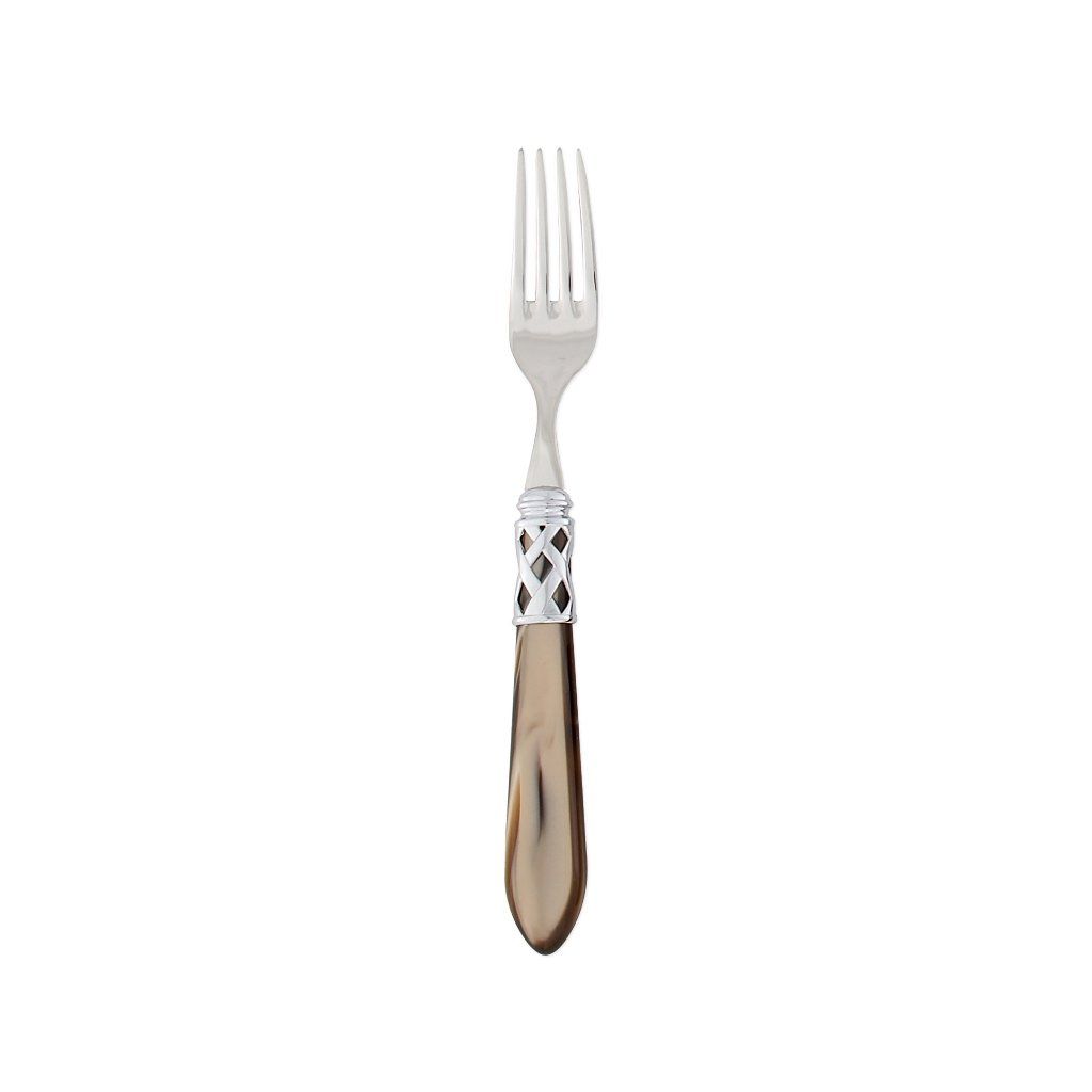 Vietri Aladdin Salad Fork with Brilliant Shiny Chrome Finish