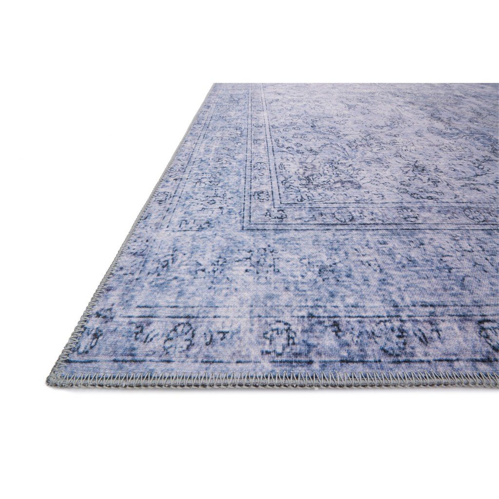 Loloi Loren LQ 09 Slate-Colored Polyester Power-Loomed Area Rug for Home Decor