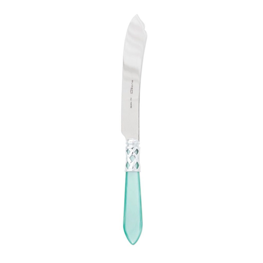 Vietri Aladdin's Stunning Chrome-finish 18/10 Stainless Steel Cake Knife