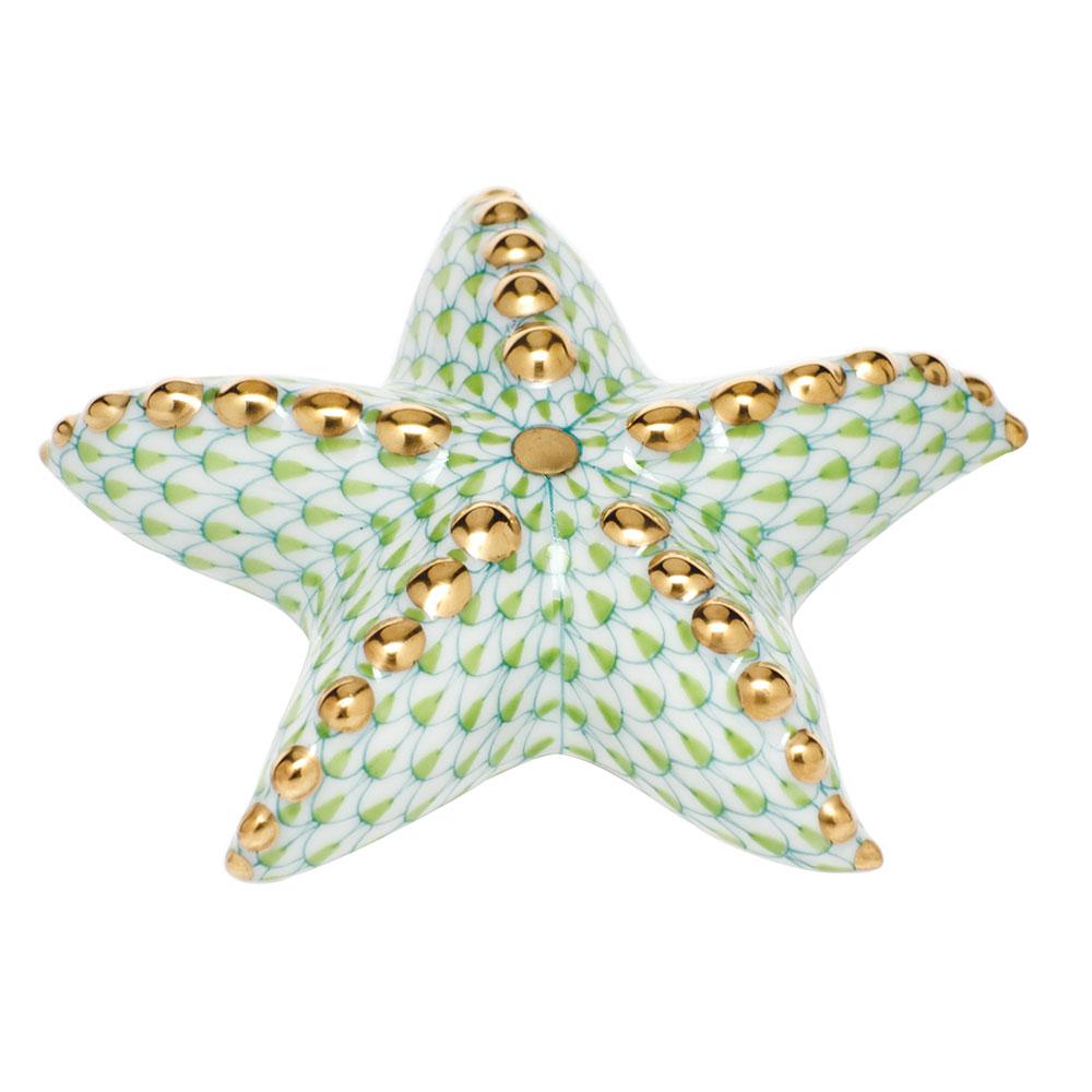 Exquisite Handmade Herend Porcelain Puffy Starfish Figurine
