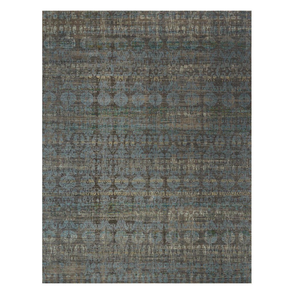 Loloi Javari JV 07 Area Rug in Stunning Steel Lagoon Color