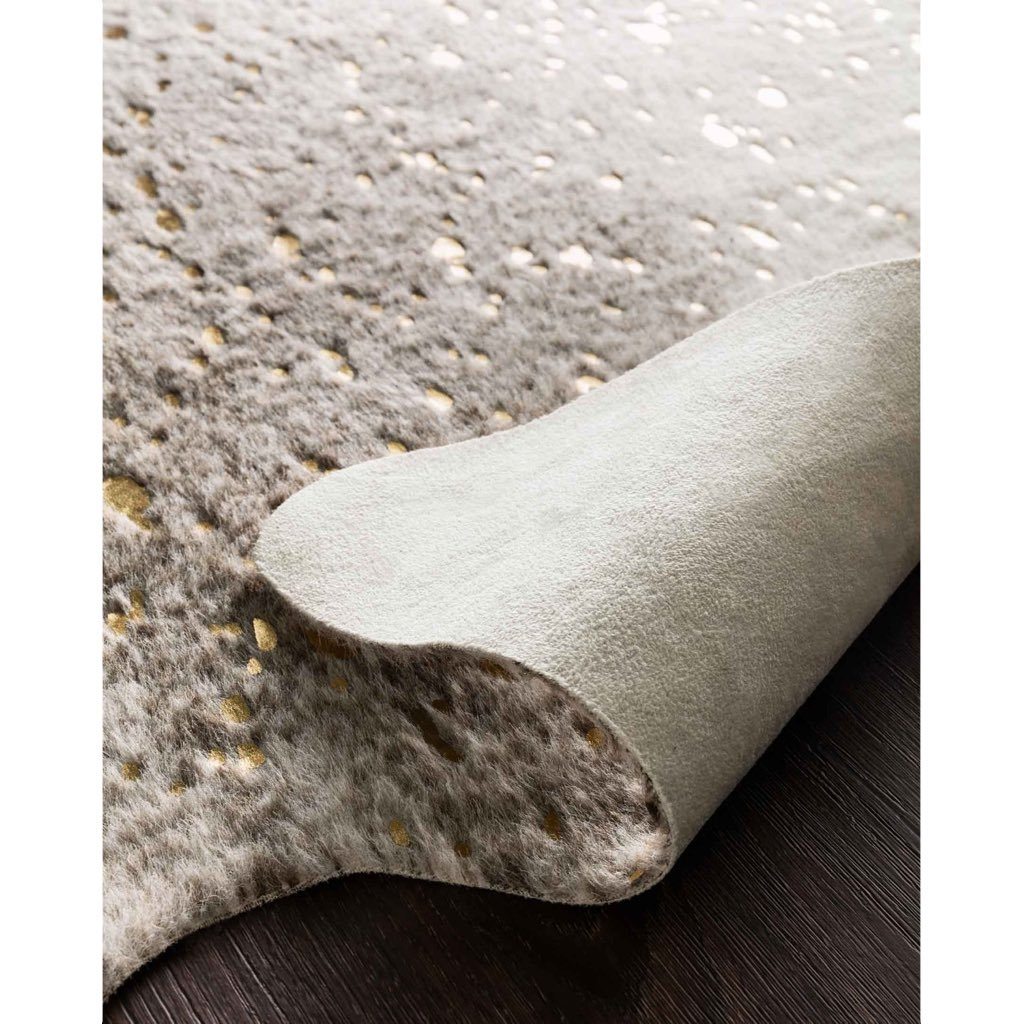 Loloi II Bryce BZ 07 High - Quality Area Rug in Pewter and Gold Shades