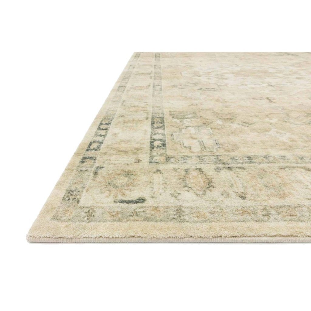 Loloi II Rosette ROS 05 Area Rug in Soft Sand and Ivory Shades