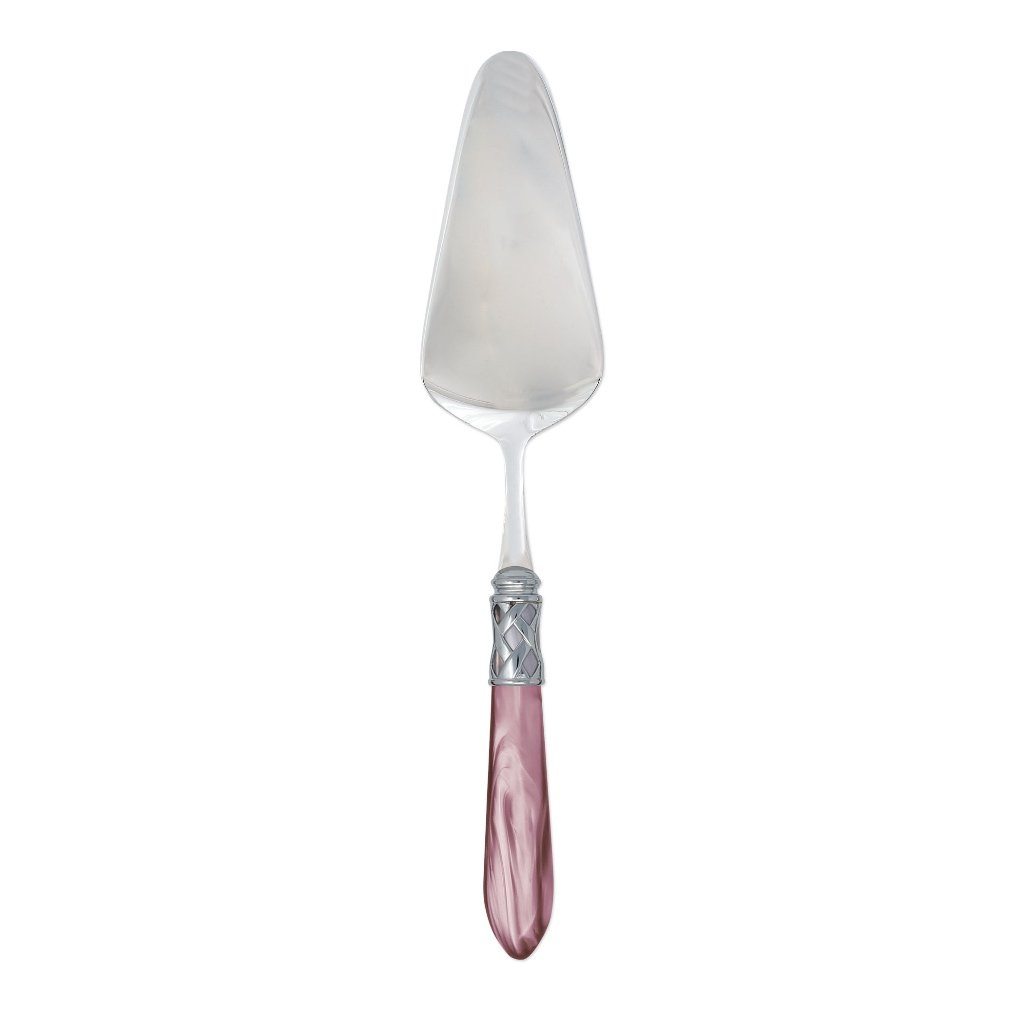 Vietri Aladdin Pastry Server with Brilliant Chrome - Finished Stainless - Steel Dessert Serving Tool