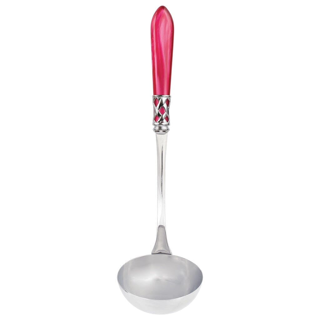 Vietri Aladdin Brilliant Chrome-Finished Soup Ladle for Sophisticated Dining