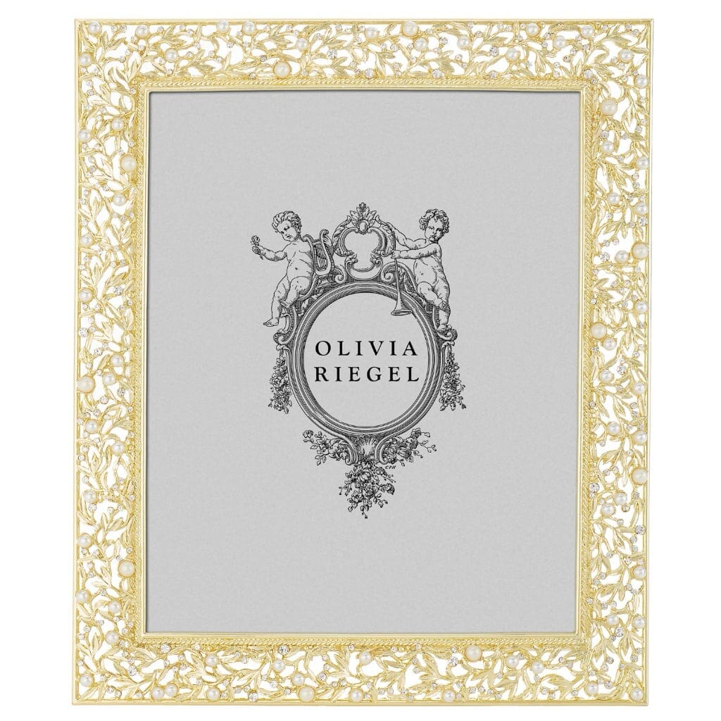 Olivia Riegel Luxury Gold Eleanor 8 x 10 Picture Frame for Cherished Memories