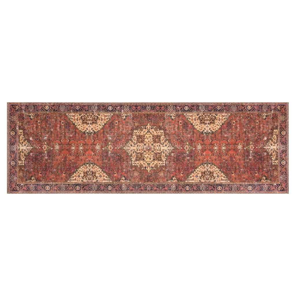 Stylish Loloi Loren LQ 07 Area Rug in Stunning Red and Navy Colors