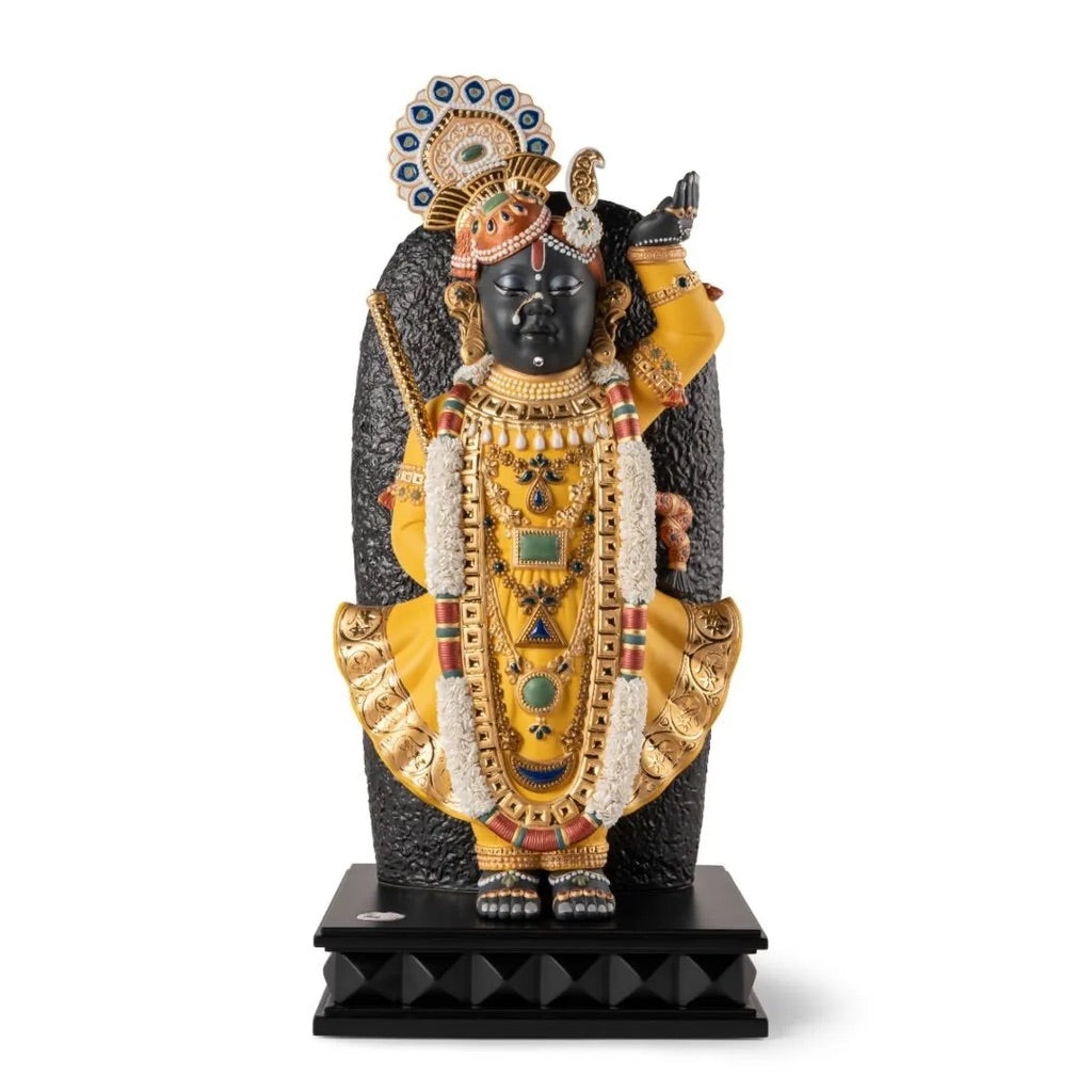 Limited Edition 499 - Handmade Lladro Porcelain Lord Shrinathji Sculpture 2022