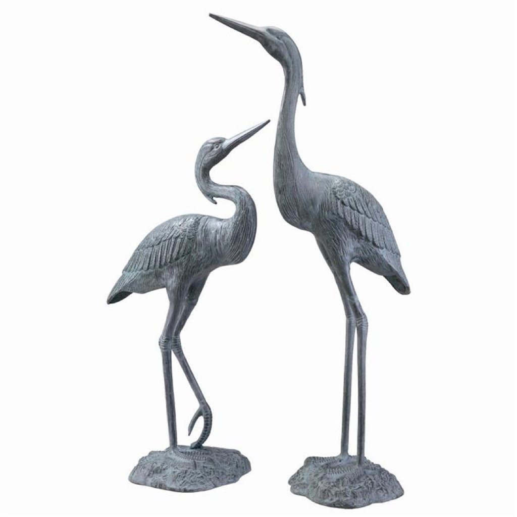SPI Decorative Garden Art Pair of Herons