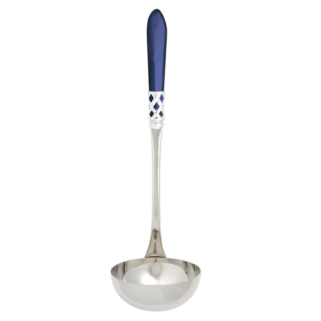 Vietri Aladdin Brilliant Chrome-Finished Soup Ladle for Sophisticated Dining