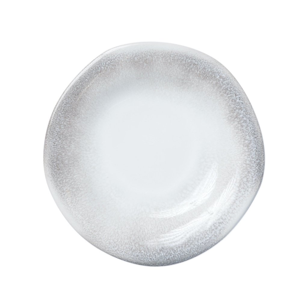 Vietri Handcrafted Aurora Ash Stoneware Salad Plate, 8.25