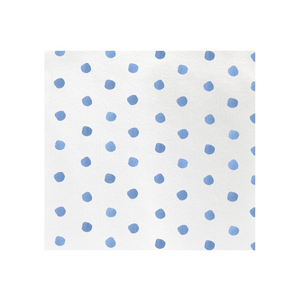 Vietri Soft Paper Dinner Napkins with Light Blue Dots