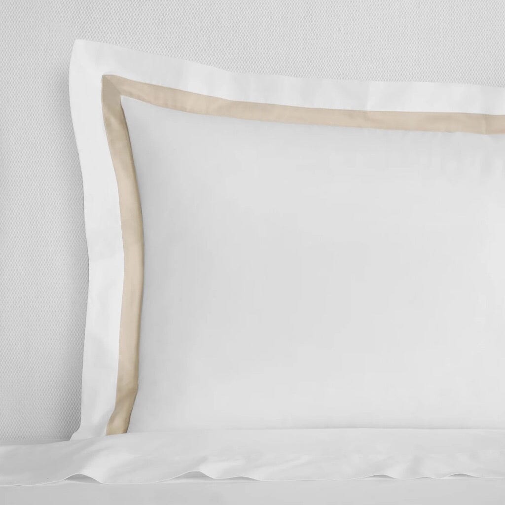 12 x 16 Sferra Estate Boudoir Sham in Luxurious Sateen Applique & Pristine Percale