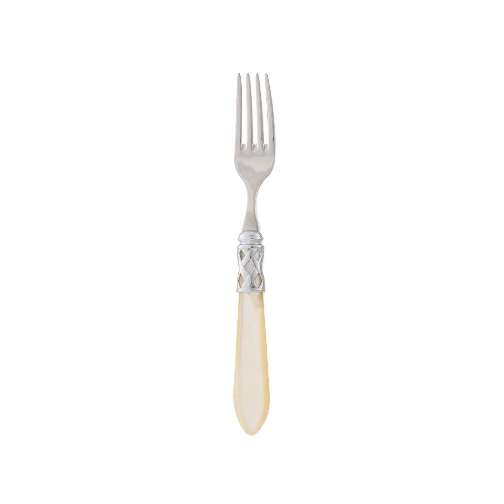 Vietri Aladdin Salad Fork with Brilliant Shiny Chrome Finish
