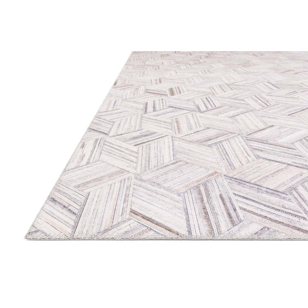 Loloi II Maddox MAD 07 Light Grey & Ivory Power Loomed Area Rug