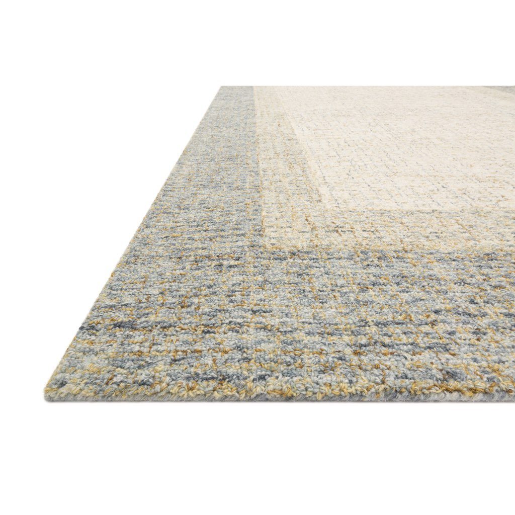 Loloi Rosina ROI 01 Sand-Colored High-Quality Hand-Tufted Wool Area Rug for Home Decoration
