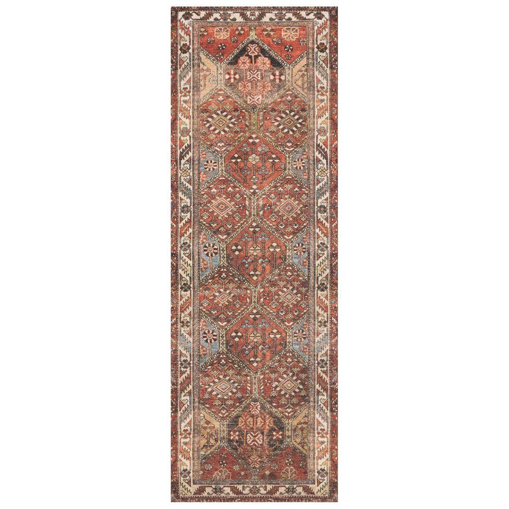 Loloi Loren LQ 16 Area Rug in Spice and Multi - Color Blend