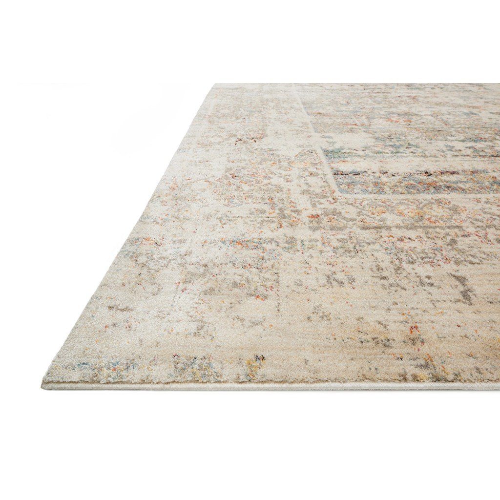 Ivory Granite Loloi Javari JV 01 Durable Area Rug