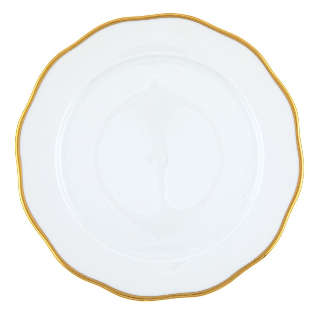 Exquisite Herend Gwendolyn Porcelain Charger Plate with 24-Karat Gold Accents